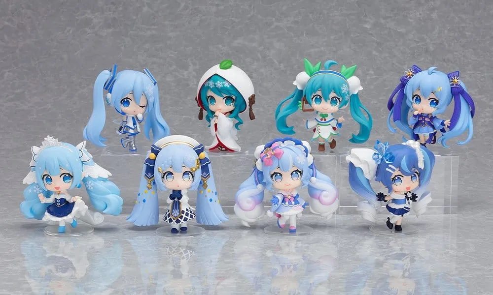 Character Vocal Series 01: Hatsune Miku Mini Figure Snow Miku All Stars Figure Collection Vol. 2 8 cm Blind Box Assortment (8)